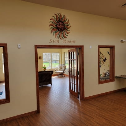 Sun room entrance